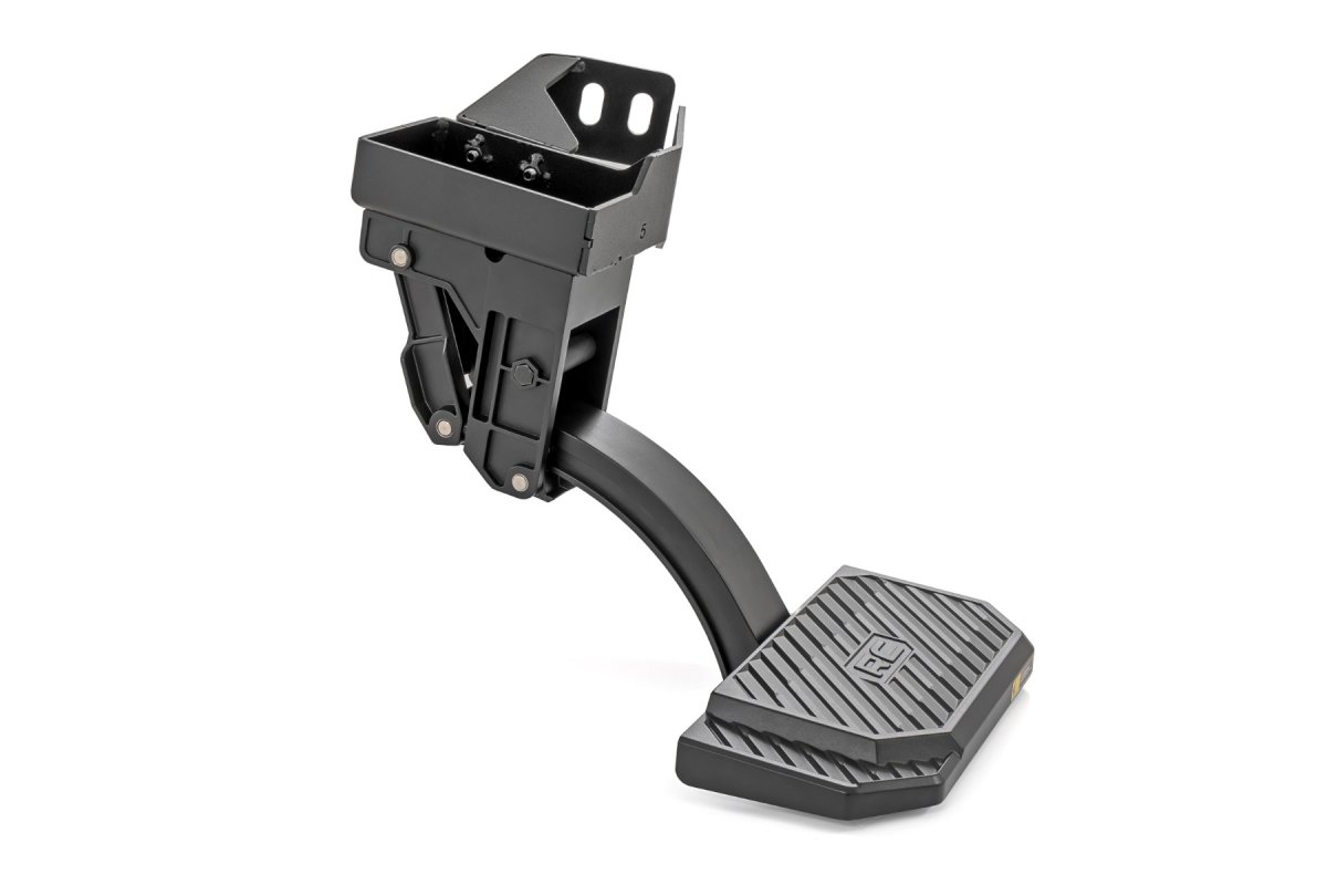 Ford F-250 Super Duty Retractable Bed Step - Rear - Rough Country - Manual Pull - '23-'24